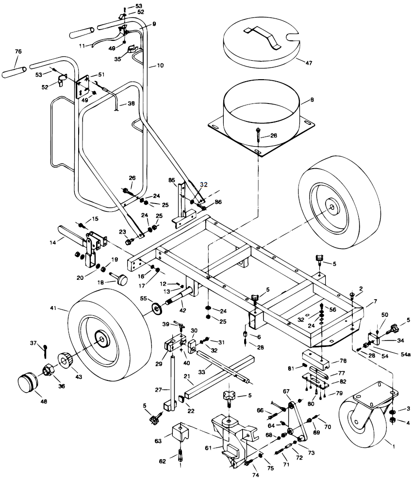 PowrLiner 6000 Cart Assembly (P/N 759-001)